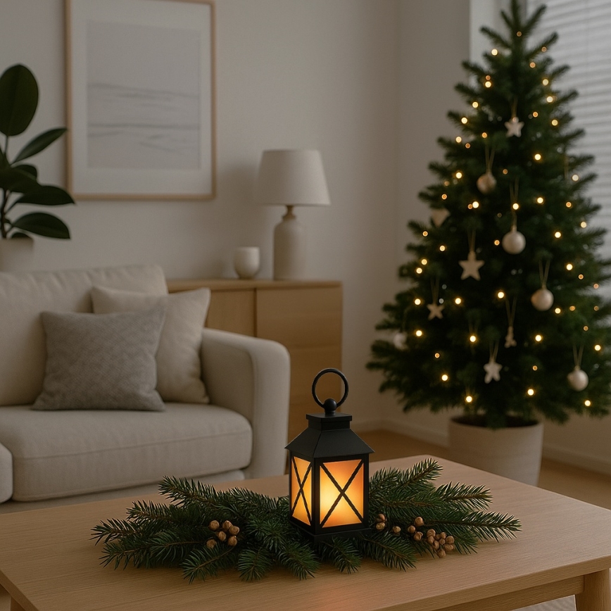 Brilagi - Lanterne LED décorative de Noël, 2x AA