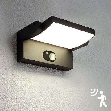 Brilagi - LED 44 / 5.000 Solar wandlamp met bewegings- en schemersensor ANKLE LED/3,5W/3,7V 2200 mAh IP54
