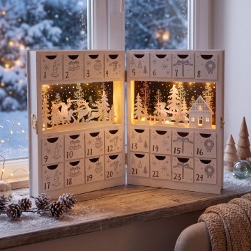 BRILAGI - LED Adventskalender LED/2xAA