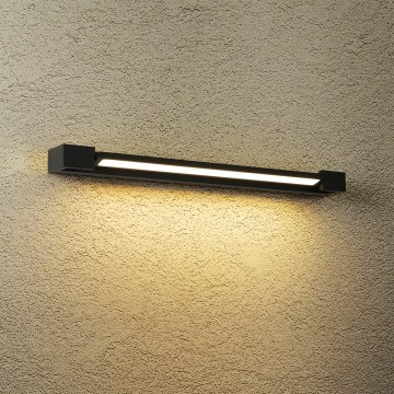 BRILAGI - LED applique murale d'extérieur AQUA LINE LED/18W/230V 60 cm IP44 noir CRI 90