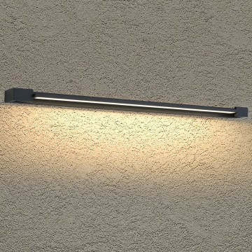 BRILAGI - LED Applique murale d'extérieur AQUA LINE LED/36W/230V 120 cm IP44 noir CRI 90