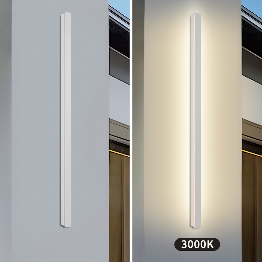 Brilagi - Applique murale extérieure LINEAR LED/32W/230V 3000K IP65 140 cm blanche IRC 90
