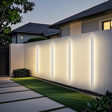 Brilagi - Applique murale extérieure LINEAR LED/32W/230V 3000K IP65 140 cm blanche IRC 90