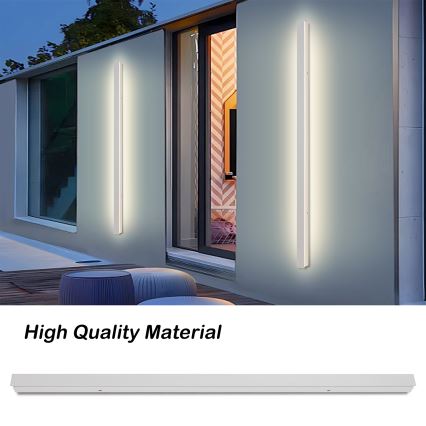 Brilagi - Applique murale extérieure LINEAR LED/32W/230V 3000K IP65 140 cm blanche IRC 90