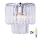 Brilagi - LED Applique murale en cristal MOZART 2xE14/40W/230V chrome brillant