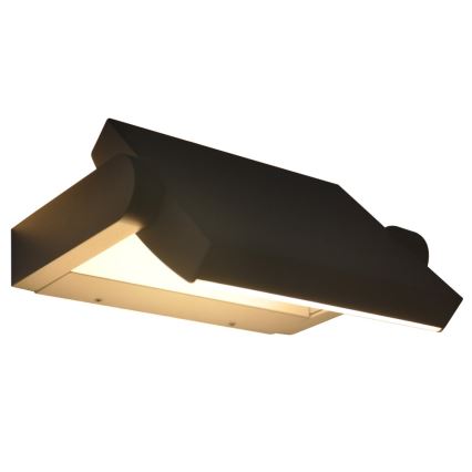 Brilagi - Applique murale d'extérieur LED avec détecteur ANKLE LED/18W/230V 3000K IP65 anthracite