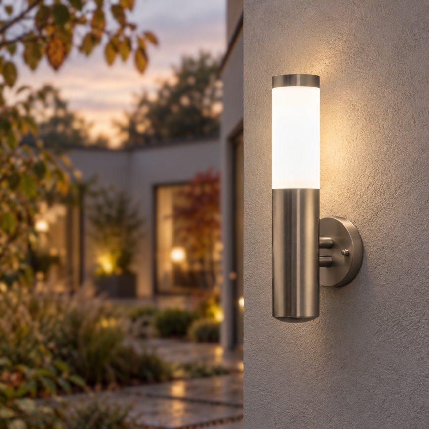 BRILAGI - Applique murale d'extérieur LED dimmable ELIA 1xE27/6W/230V 2700-6500K IP44 Wi-Fi chrome mat