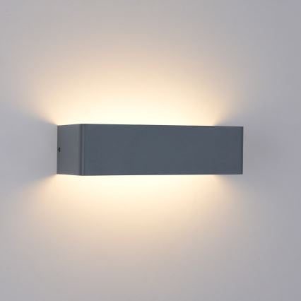 Brilagi - Applique murale extérieure DONNANI LED/12W/230V 30 cm anthracite IP44