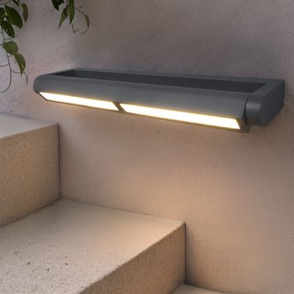 Brilagi - Applique murale d'extérieur SALERNO LED, 24 W, 230 V, 66 cm, anthracite, IP65