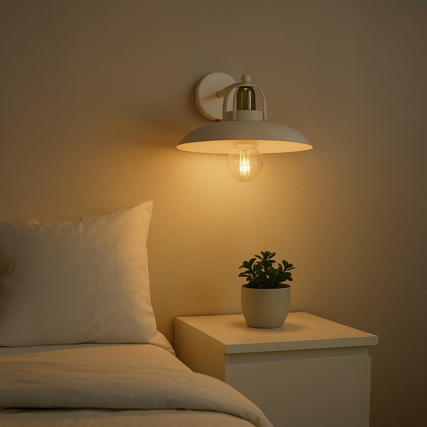 Brilagi - LED Applique murale FLAMENGO 1xE27/60W/230V blanc