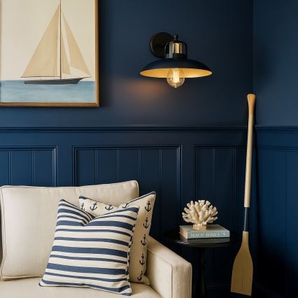 Brilagi - LED Applique murale FLAMENGO 1xE27/60W/230V bleu