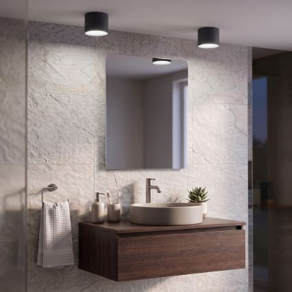 BRILAGI - LED badkamerspot SMOOTH 1xGX53/15W/230V 60x82 mm zwart IP54