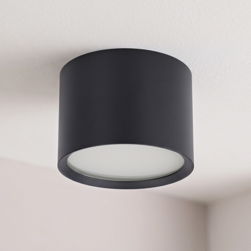 BRILAGI - LED badkamerspot SMOOTH 1xGX53/15W/230V 60x82 mm zwart IP54