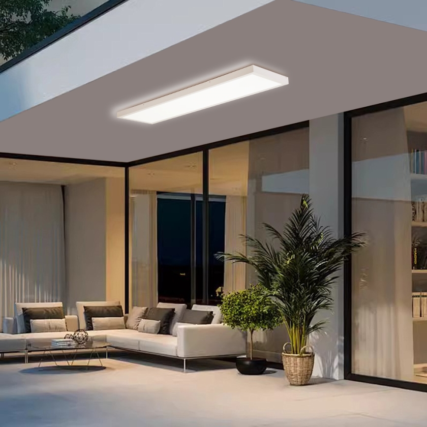 Brilagi - LED Badkamer plafondlamp FRAME LED/40W/230V 120x30 cm IP44 wit