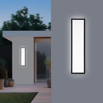 Brilagi- LED Badkamer plafondlamp FRAME LED/40W/230V 120x30 cm IP44 zwart