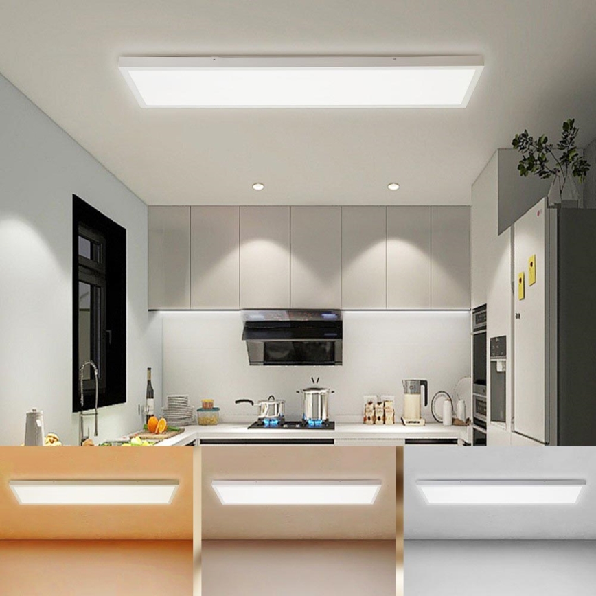 Brilagi - LED Badkamer plafondlamp FRAME LED/50W/230V 30x120 cm 3000/4000/6000K IP44 wit