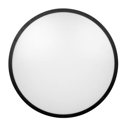 Brilagi - LED plafondlamp voor de badkamer met sensor ZENNA LED/12W/230V Ø 25 cm IP44 zwart + afstandsbediening