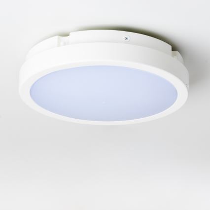 Brilagi - LED Badkamer plafondlamp PERA LED/18W/230V diameter 22 cm IP65 wit