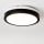 Brilagi - LED Badkamer plafondlamp PERA LED/18W/230V diameter 22 cm IP65 zwart