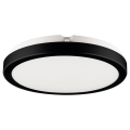 Brilagi - LED Badkamer plafondlamp PERA LED/24W/230V diameter 28 cm IP65 zwart