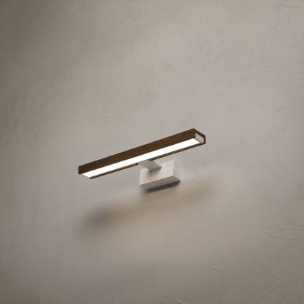 Brilagi - LED-spiegelverlichting voor de badkamer 3-in-1 WOODY MIRROR LED/8W/230V 40 cm IP44 wit/eiken
