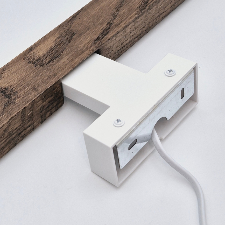 Brilagi - LED Badkamer spiegelverlichting WOODY MIRROR LED/12W/230V 60 cm IP44 eiken walnoot/wit