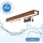 Brilagi - LED Badkamer spiegelverlichting WOODY MIRROR LED/8W/230V 40 cm IP44 eiken kers/glanzend chroom
