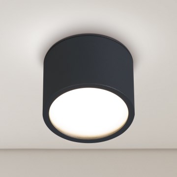 Brilagi - LED Badkamer-spot SMOOTH 1xGX53/15W/230V zwart IP65