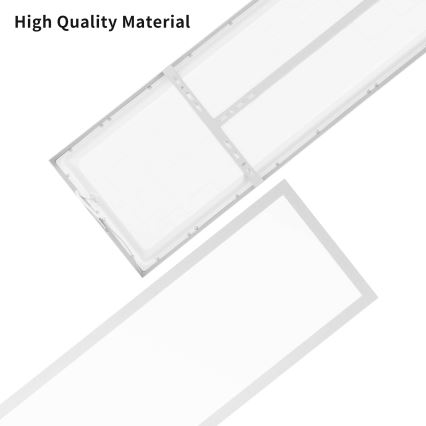 Brilagi - FRAME LED plafondlamp voor badkamer 50W/230V 3000/4000/6000K 120x30 cm IP44 zilverkleurig