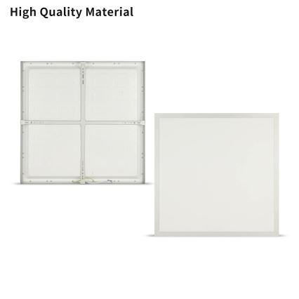 Brilagi - LED plafondlamp voor badkamer FRAME LED/50W/230V 3000/4000/6000K 60x60 cm IP44 zilver