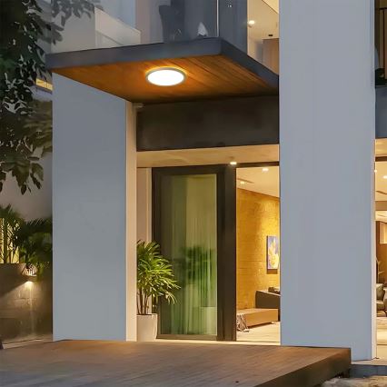 Brilagi - ULTRA SLIM LED plafondlamp voor badkamer, 12W/230V, Ø 22,5 cm, goudkleurig, IP54