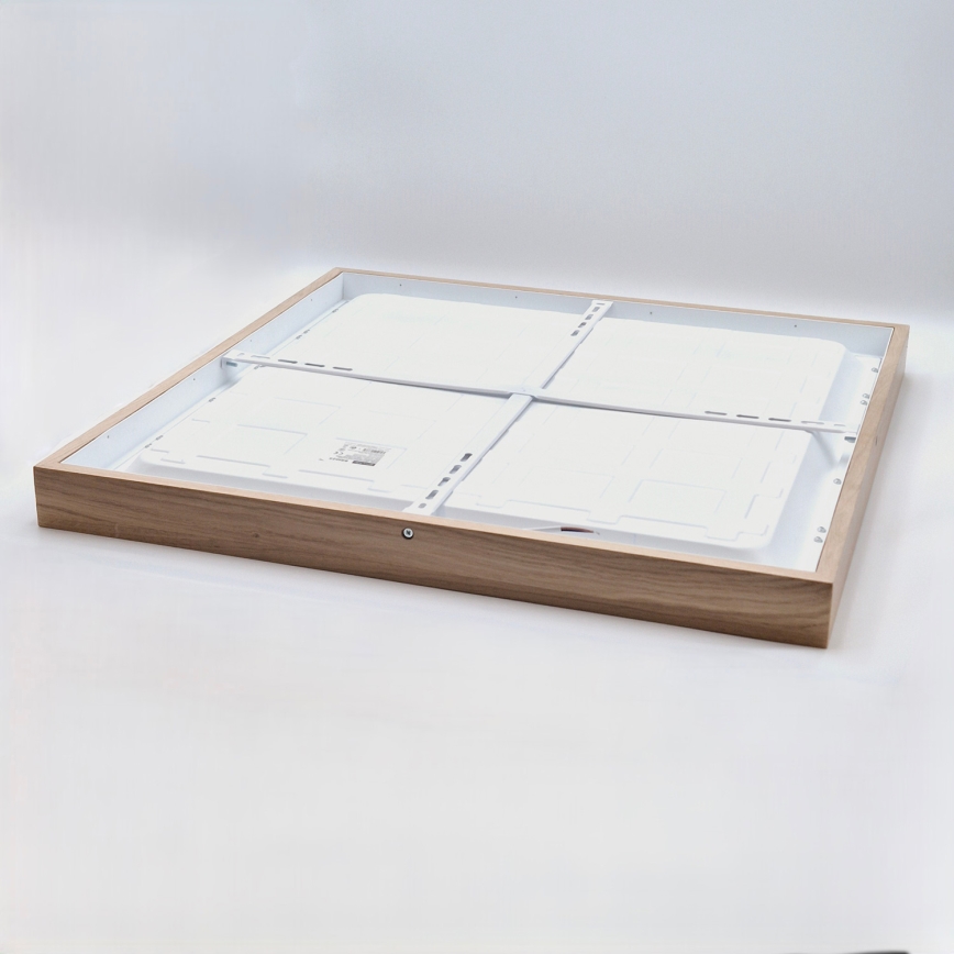 Brilagi - LED plafondlamp voor badkamer WOODY FRAME LED/40W/230V 60x60 cm IP44 eiken
