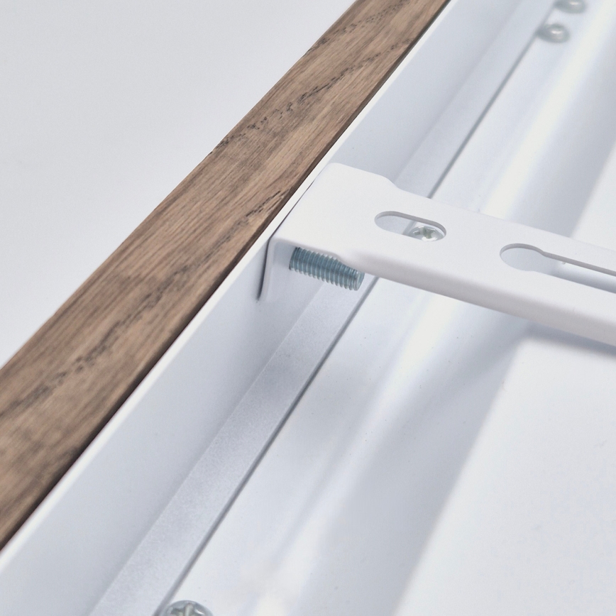 Brilagi - LED-plafondlamp voor de badkamer WOODY FRAME LED/50W/230V 120x30 cm IP44 eiken/noten