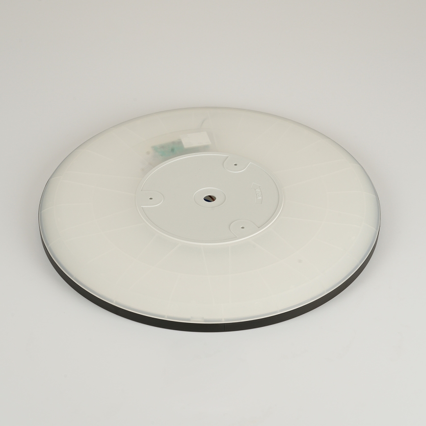 Brilagi - LED Badkamer plafondlamp ULTRA SLIM LED/24W/230V diameter 42 cm zwart IP54