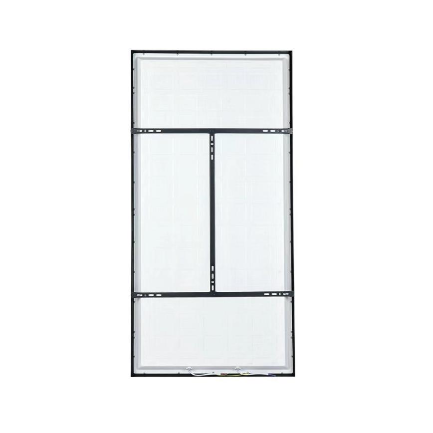 Brilagi - LED plafondlamp voor badkamer FRAME LED/96W/230V 120x60 cm 3000/4000/6000K IP44 zwart