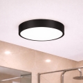 Brilagi - LED badkamerplafondlamp POOL LED/24W/230V 3000/4000/5500K Ø 30 cm IP54 zwart