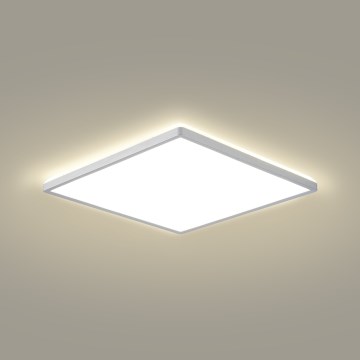 Brilagi - LED badkamerplafondlamp ULTRA SLIM LED/24W/230V 42x42 cm zilverkleurig IP54
