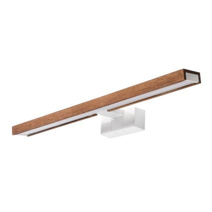 Brilagi - LED-badkamerspiegelverlichting 3-in-1 WOODY MIRROR LED/12W/230V 60 cm IP44 wit/eik kers