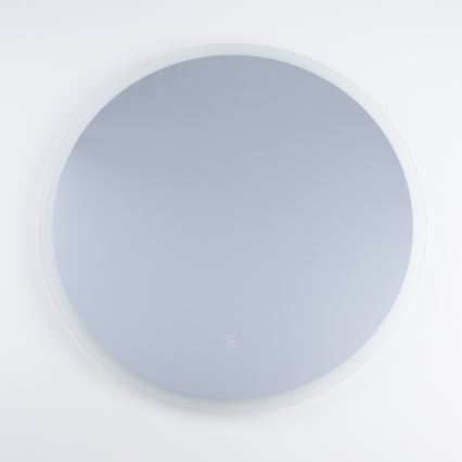 Brilagi - LED-badkamerspiegel BERNATE LED/19W/230V Ø 60 cm zilverkleurig IP44 CRI 90 dimbaar + CCT