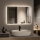 Brilagi - LED-badkamerspiegel DESIO LED/28W/230V 60x80 cm zilver IP44 CRI 90 dimbaar + CCT