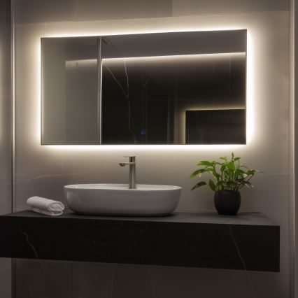 Brilagi - LED badkamerspiegel LUCE LED/36W/230V 60x120 cm IP44 CRI 90 dimbaar + CCT