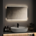 Brilagi - LED-badkamerspiegel MELZO LED/28W/230V 60x80 cm IP44 CRI 90 dimbaar + CCT