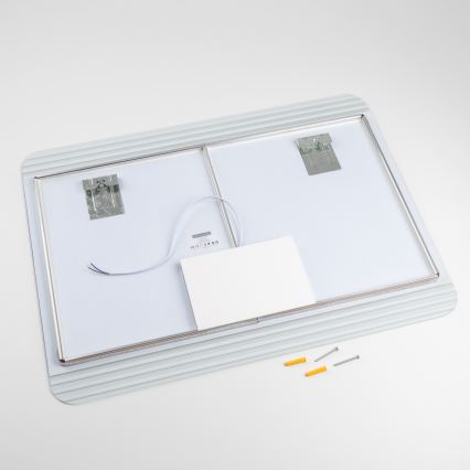 Brilagi - LED-badkamerspiegel MELZO LED/28W/230V 60x80 cm IP44 CRI 90 dimbaar + CCT