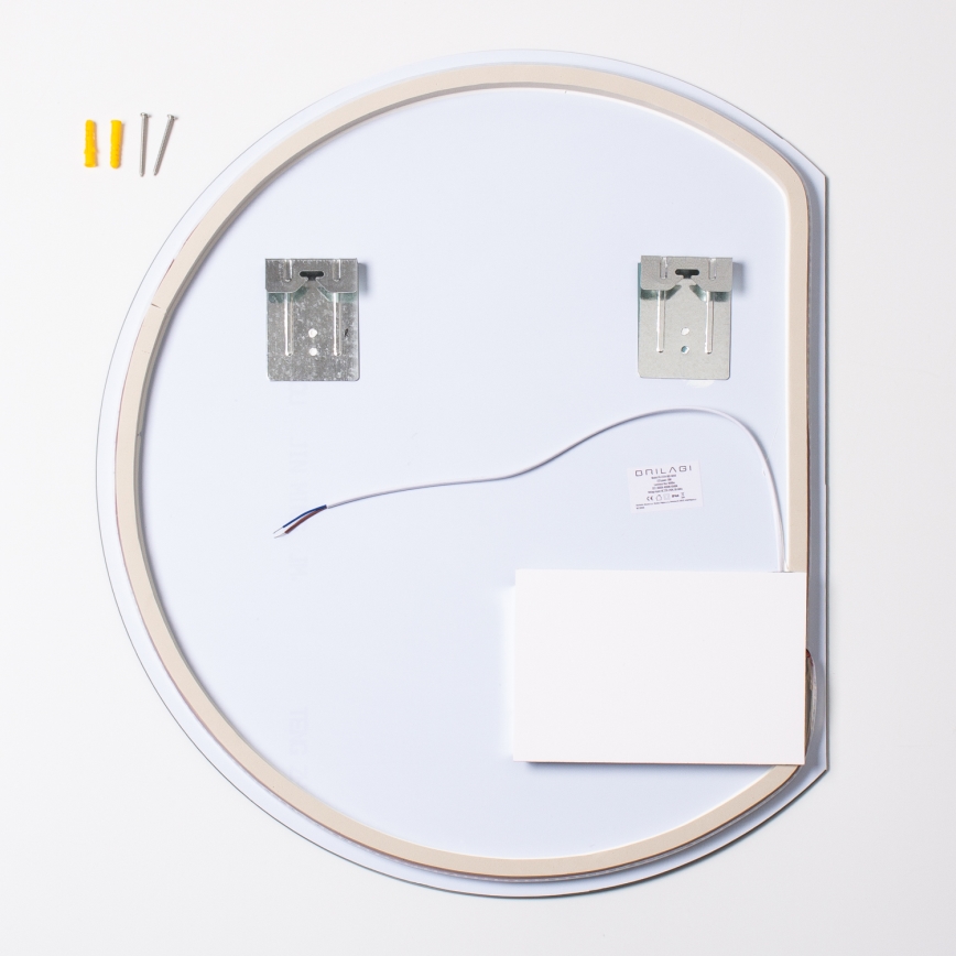 Brilagi - LED badkamerspiegel MEZZO LED/18W/230V 60x50 cm IP44 CRI 90 dimbaar + CCT