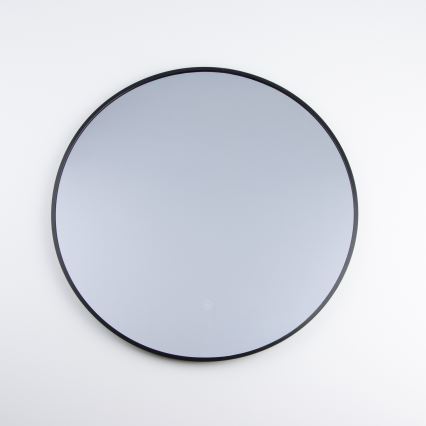 Brilagi - LED-badkamerspiegel NOVARA LED/19W/230V Ø 60 cm zwart IP44 CRI 90 dimbaar + CCT