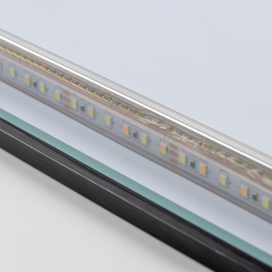 Brilagi - LED badkamerspiegel SUELLO LED/28W/230V 60x80 cm zwart IP44 CRI 90 dimbaar + CCT