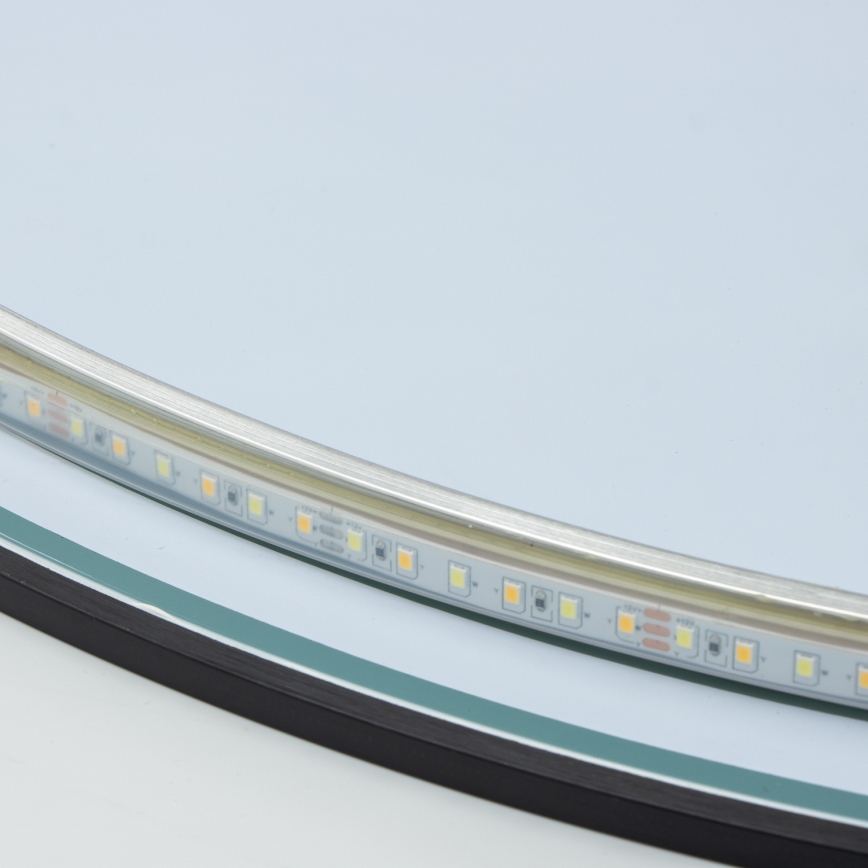 Brilagi - LED-badkamerspiegel VENA BLACK LED/26W/230V Ø 80 cm IP44 CRI 90 dimbaar + CCT