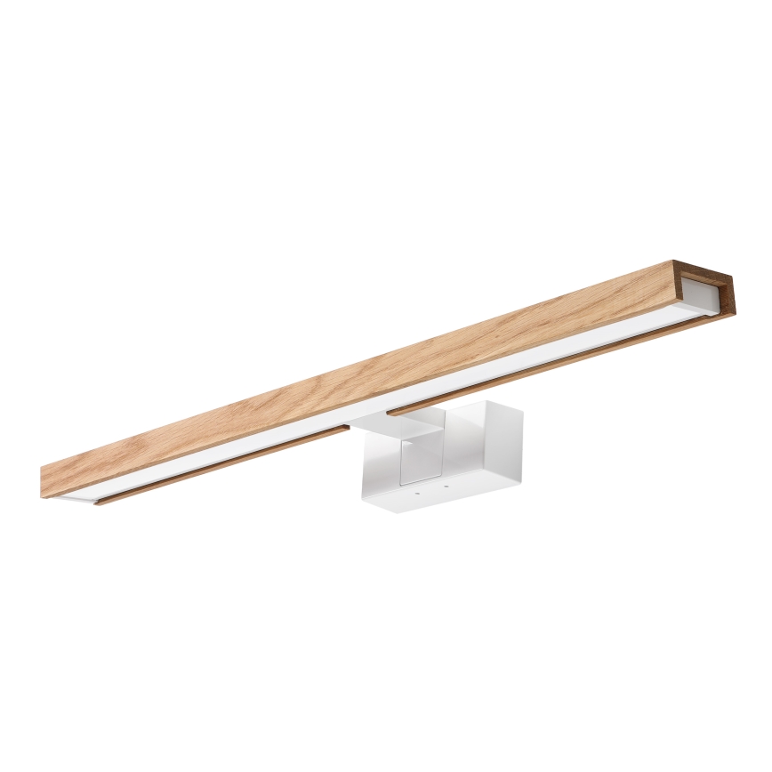 Brilagi - LED-spiegelverlichting 3-in-1 WOODY MIRROR LED/12W/230V 60 cm IP44 wit/eiken