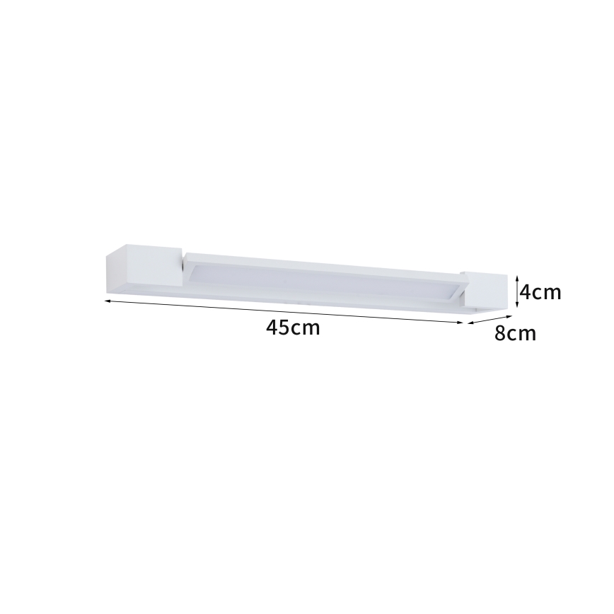 Brilagi - LED-spiegelverlichting voor de badkamer AQUA LINE LED/12W/230V 45 cm IP44 wit