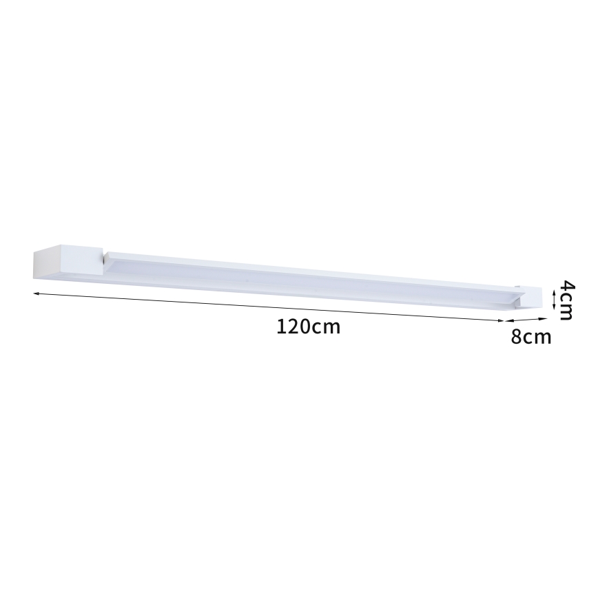 Brilagi - LED spiegelverlichting voor badkamer AQUA LINE LED/36W/230V 120 cm IP44 wit